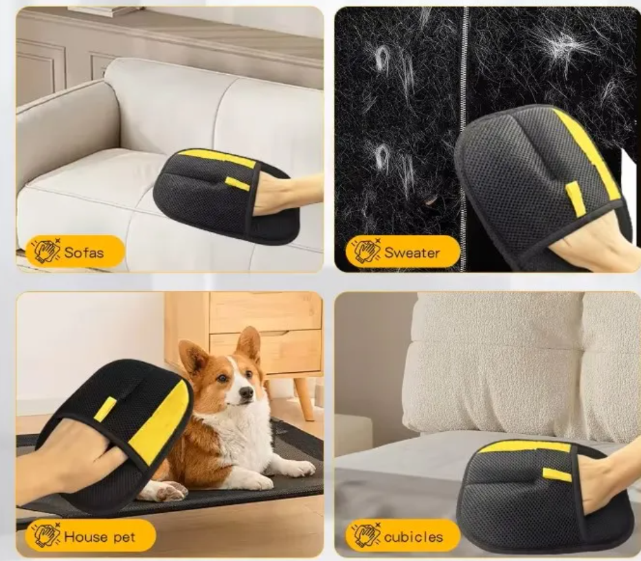 Pet Grooming Glove Dog and Cat Hair Remover